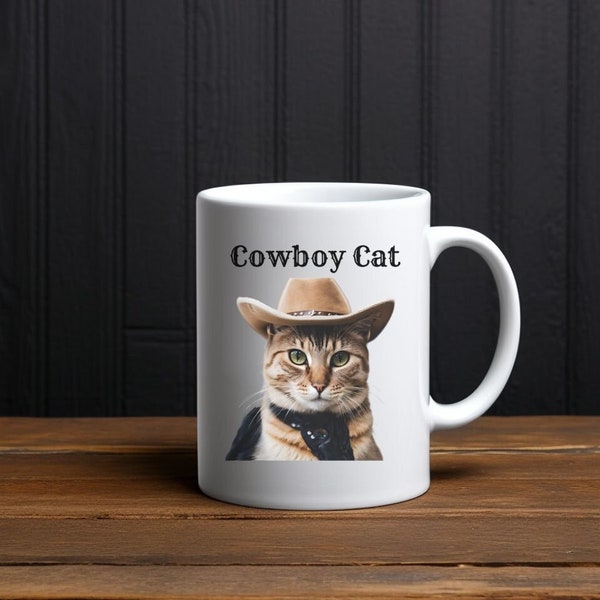 Mug Cat Lover Gift for Her Cat Mug Cat Ceramic Mug for Her Cat Mom Cat Cute Cat on Coffee Cup Cat Parent Items Cat Novelty Gift