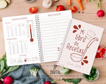 Recipe book, recipe book, recipe notebook