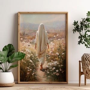 Mother Mary Poster, Catholic Printable Gallery Set, Virgin Mary Christian Prints with Luke 1:46 Bible Verse, Instant Religious Decor 0754