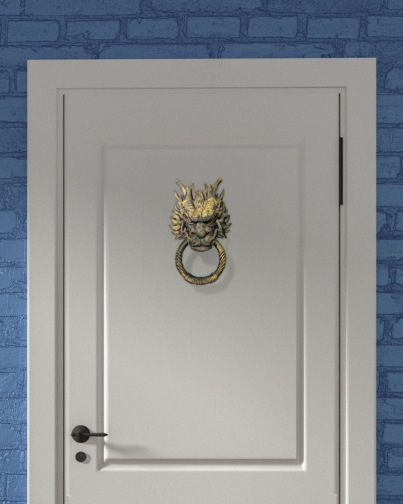 Dragon Door Knocker 20cm main image 0
