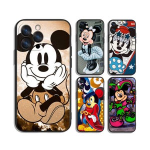 Mickey Mouse Disney Classic Cartoon Legend Protective Custom Phone Cases for iPhone, Samsung, Google Pixel and Motorola