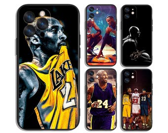 Inspirado em lendas do basquete | Capas protetoras personalizadas e estéticas dedicadas à vitória para iPhone, Samsung, Google Pixel e Motorola
