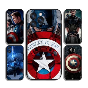 Patriotic Super Soldier Phone Case | Star and Shield Aesthetic | iPhone & Samsung Compatible