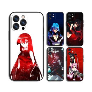 Anime Crimson Blades Shine Through Endless NightProtective Custom Phone Cases for iPhone, Samsung, Google Pixel and Motorola