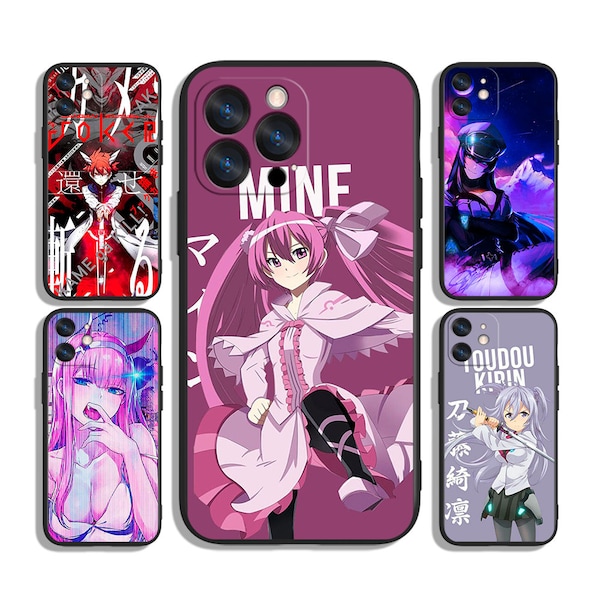 Japanese anime manga Protective cases for Samsung A55 A35 A25 A15 A05s A54 A53 A34 S24 S23 S22 S21 FE Plus & for iPhone