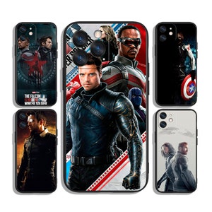 Falcon Winter soldier Protective cases for Samsung A55 A35 A25 A15 A05s A54 A53 A34 S24 S23 S22 S21 FE Plus & for iPhone