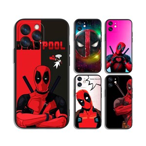 Deadpool Marvel Antihero Merc with Attitude Protective Custom Phone Cases for iPhone, Samsung, Google Pixel and Motorola
