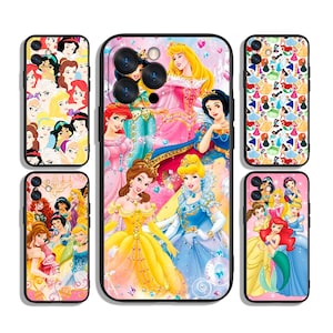 Cute Disney Charming Princess Vibes Phone Case | Sparkling Royal Art | For iPhone & Samsung