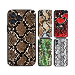 Exotic Snake Print | Fashion-Inspired Animal Skin Look Protective Custom Phone Cases for iPhone, Samsung, Google Pixel and Motorola