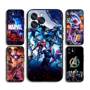 Custodia per telefono "Avengers Superheroes Masked Defender" / Stile Giustizia Dinamica / Per iPhone e Samsung