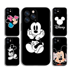 Funda para teléfono con diseño de Mickey Mouse, estilo vintage atemporal, para iPhone y Samsung.