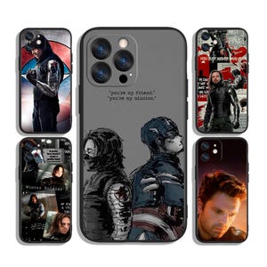 Étui pour portable Soldat de l'hiver Stealth Fighter | Look cyber-militaire | Compatible avec iPhone et Samsung