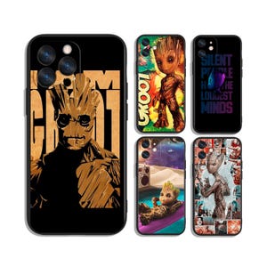 Groot Avengers Superhero Cosmic Legend schützende kundenspezifische Telefon-Hüllen für iPhone, Samsung, Google Pixel und Motorola