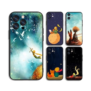Little Prince Stargazing Traveler Protective Custom Phone Cases for iPhone, Samsung, Google Pixel and Motorola