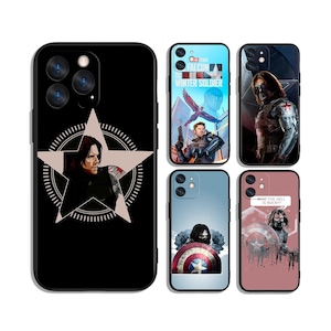 Super Winter Soldier Falcon Inspired Modern Comic Action Protective Custom Phone Cases for iPhone, Samsung, Google Pixel and Motorola