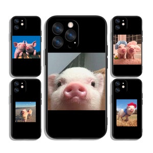 Mini Pig Friends Phone Case | Charming Farmyard Look | For iPhone & Samsung