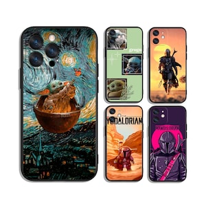 Kawaii Alien Baby Yoda Protective Custom Phone Cases for iPhone, Samsung, Google Pixel and Motorola