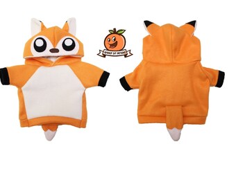 Dog Fox Hoodie Costume XS - MED Pdf Pattern and full tutorial