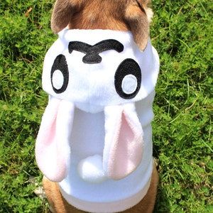 Dog Bunny Hoodie Costume MED XL Pdf Pattern and full tutorial image 2