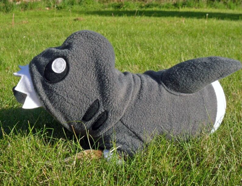 Dog Shark Hoodie Costume MEDXL Pdf Pattern and Full Tutorial Etsy