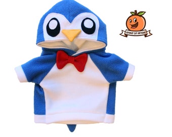 Dog Penguin Hoodie Costume XS - MED Pdf Pattern and full tutorial