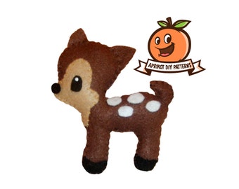 Little Deer Plush - PDF Sewing Pattern and full tutorial