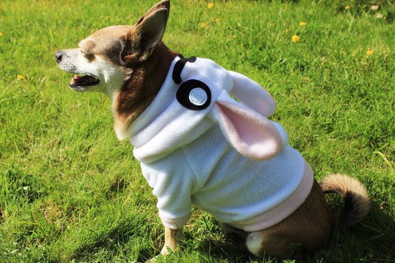 Dog Bunny Hoodie Costume MED XL Pdf Pattern and full tutorial image 3