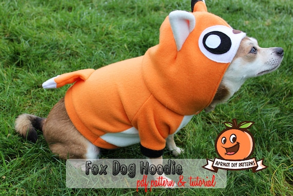Dog Fox Hoodie Costume XS - MED Pdf Pattern and Full Tutorial - Etsy