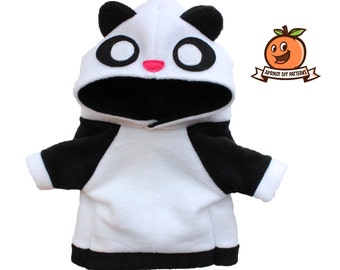 Dog Panda Bear Hoodie Costume XS - MED Pdf Pattern and full tutorial