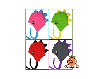 Dinosaur Fleecemuts - PDF naaien patroon en Tutorial