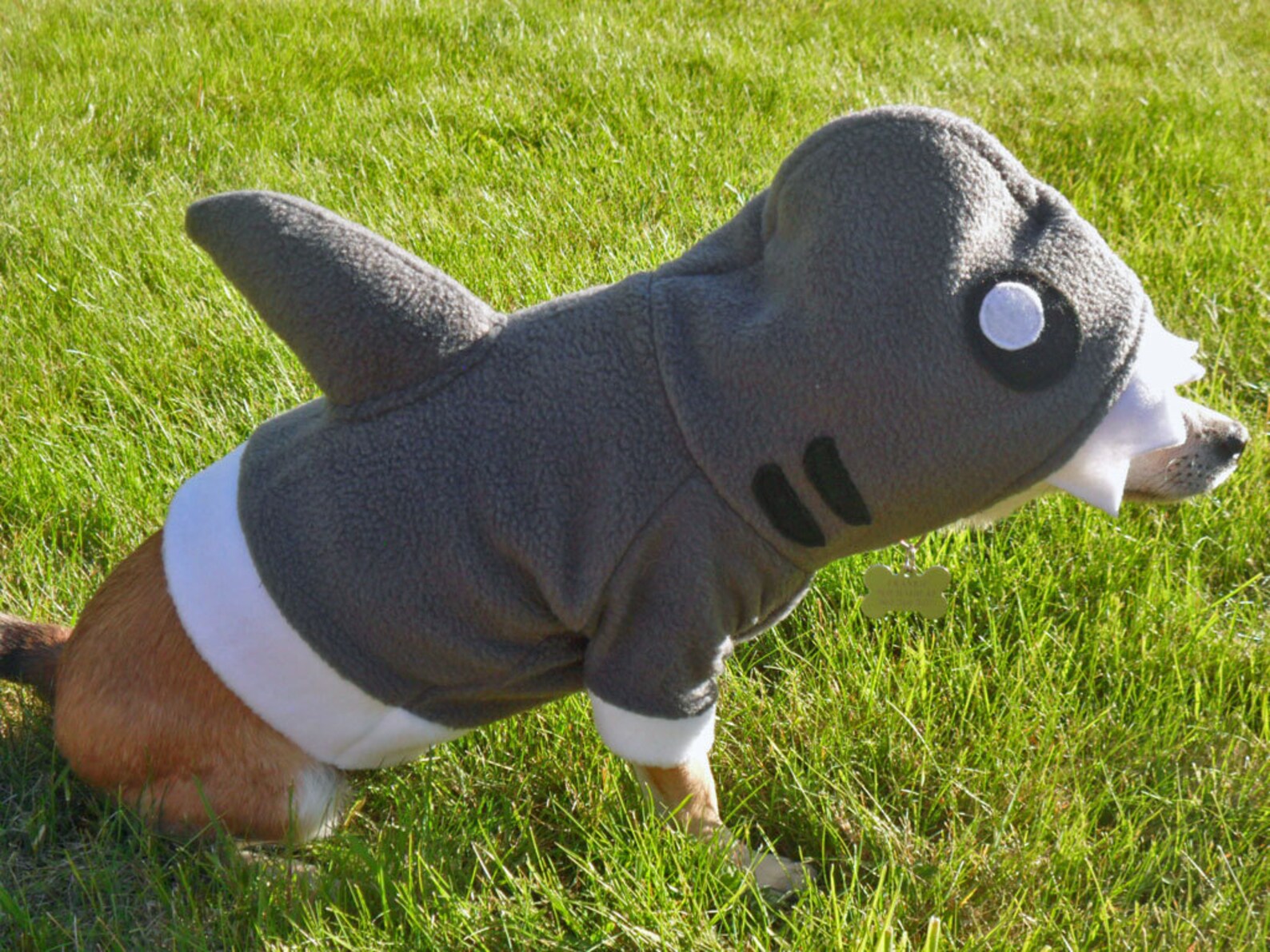 Dog Shark Hoodie Costume MEDXL Pdf Pattern and Full Tutorial Etsy