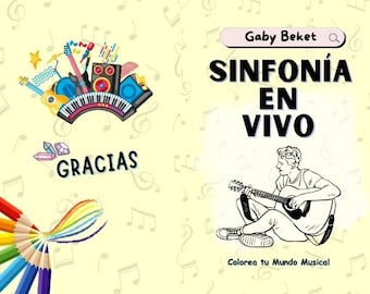 Libro de Colorear: Sinfonía en Vivo Colorea tu Mundo Musical