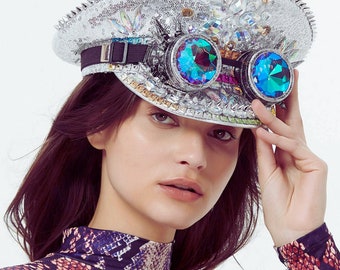 Glamour Sequin Sparkle Rave Hat