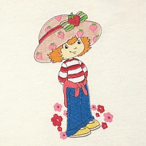 Strawberry Shortcake Embroidered Hoodie/Crewneck