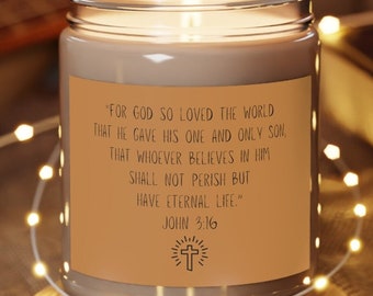 JOHN 3:16 Scented Candles, 9oz