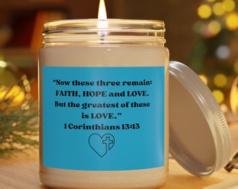 1 CORINTHIANS 13:14 Scented Candles, 9oz