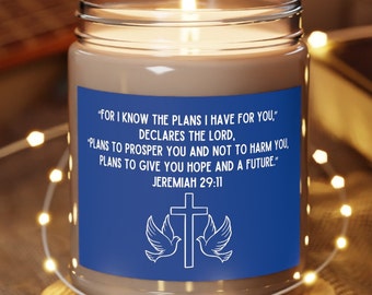 JEREMIAH 29:11 Scented Candles, 9oz