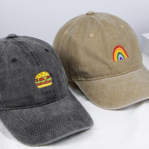 Custom Embroidered Hat,Embroidery Logo Baseball Cap,Embroidered Cotton Dad Hat with Custom Text,One Size Unisex Snapback,Sorority Hat
