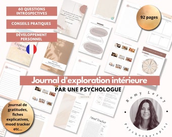 Journal de Développement Personnel français- 60 Questions pour Trouver l'Équilibre