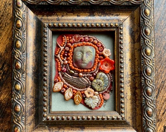 Alchemist  beaded painting   by Megan Noel