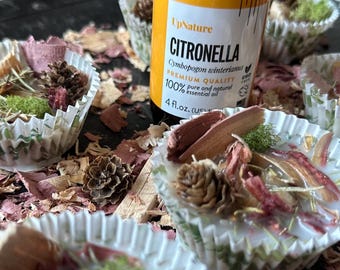 Cera repelente de mosquitos para encender fuego en camping