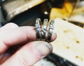 Sterling Silver Bee Ring