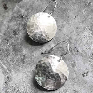 Hammered Silver Sparkly Disc-o Fun