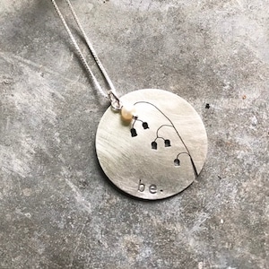 Sterling Silver Lily of the Valley Be. Necklace