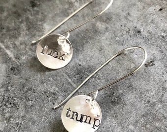 Sterling Trump Earrings