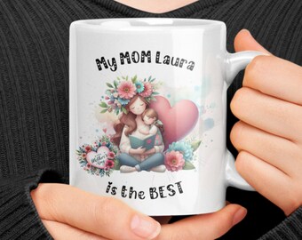 Mother's day mug, Custom mug,Personalized Mothers day mug,Mom Mug,Mugs For Mom,Mugs for Mothers,Mugs for Mom Day, Grandma gift, mom gift,
