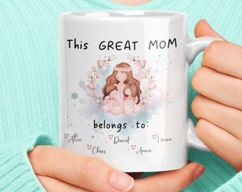 Personalized Mothers day mug, Mom Mug, Mugs For Mom, Mugs for Mothers, Mama Mug, Mugs for Mom Day, Mommy Coffee Mug, Mom Coffee Mug