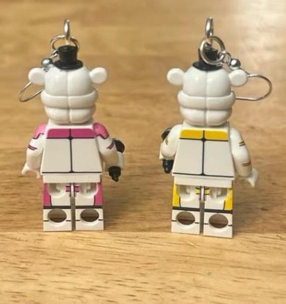 Funtime Freddy and Golden Funtime Freddy Earrings: Made With