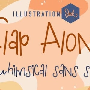 Clap Along Font, Modern Font, Handwritten font, Swash Font, Calligraphy font, Canva font, Display font, Script font, Crafting Font