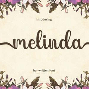Melinda Font, Groovy Font, Branding Font, Wedding Font, Swash Font, Cricut Font, Beautiful Font, Display Font, Font for Canva
